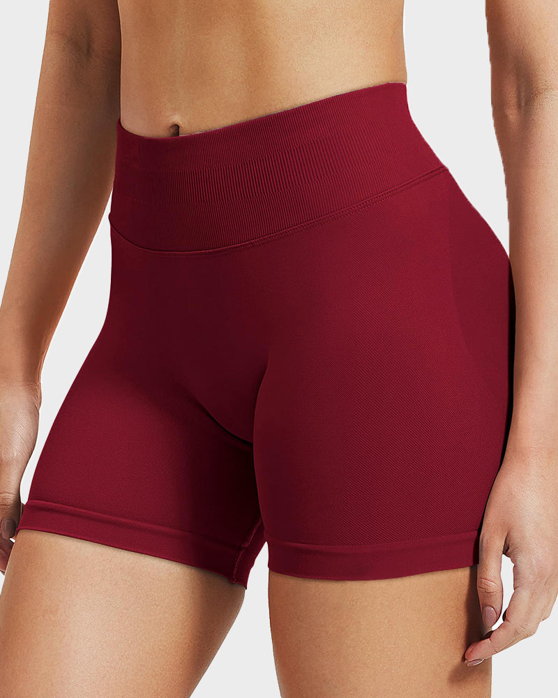 Sculpting High Waist Seamless Yoga Shorts for a Flattering Look