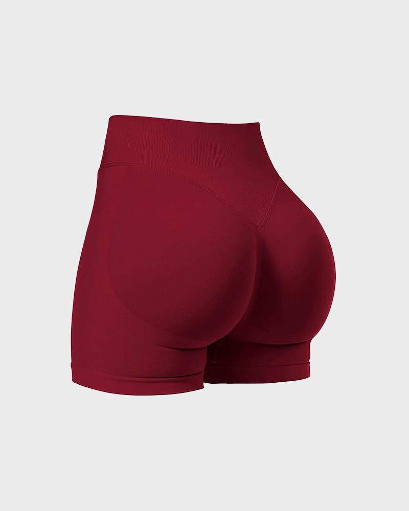 Sculpting High Waist Seamless Yoga Shorts for a Flattering Look