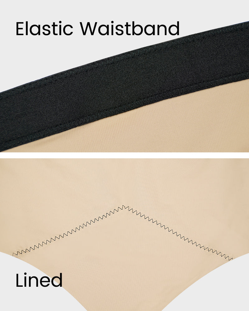Elegant High Waist Mesh Shaping Briefs for a Flattering Silhouette