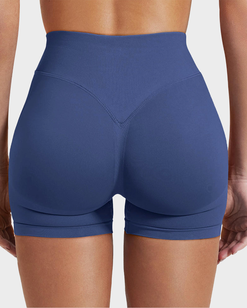 Sculpting High Waist Seamless Yoga Shorts for a Flattering Look