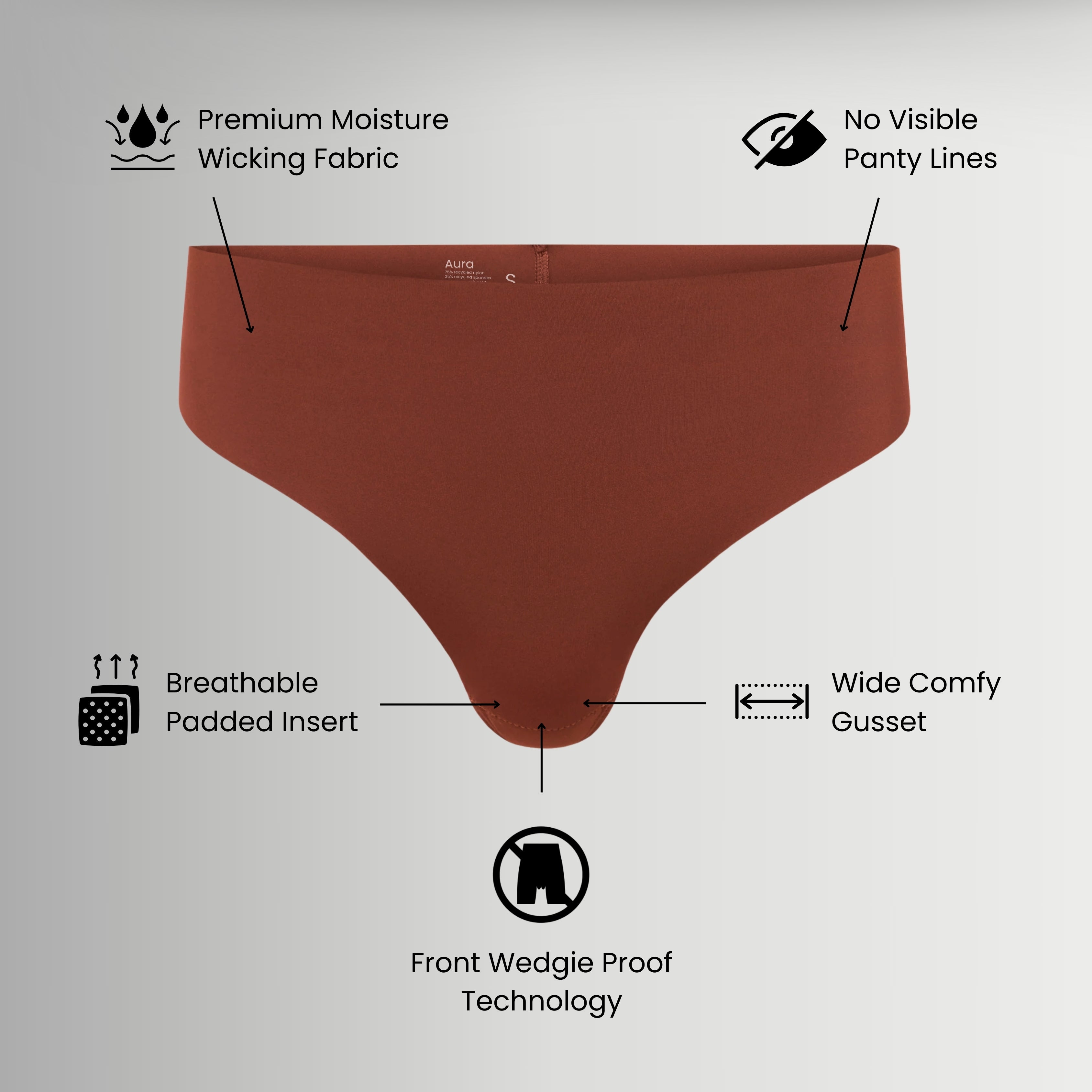 Aura High Rise Everyday Thong: Comfort Meets Style