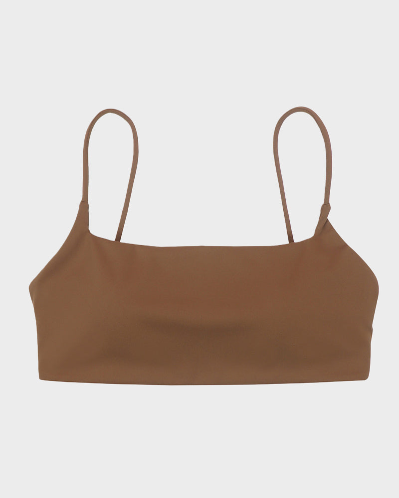 Chic Thin-Strap Sports Bra for Ultimate Comfort