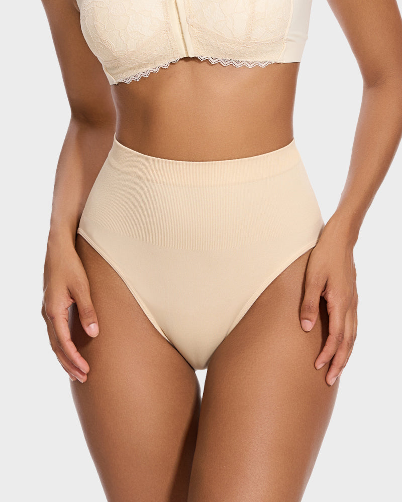 Slimming Mid-Waist Tummy Control Shaping Briefs - Set of 2