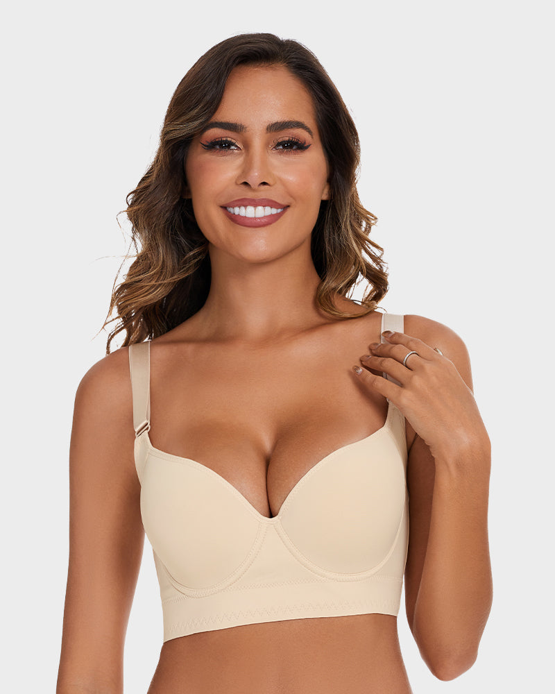 Elevate Your Figure with the SheCurve® Push-Up Longline Smoothing Bra