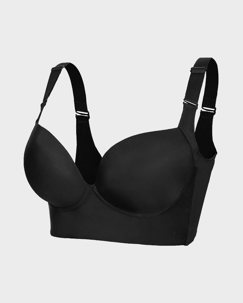 Seamless Comfort Back Smoothing Underwire Push-Up Bra
