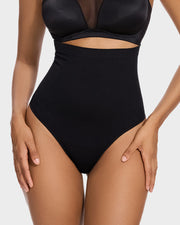 Sculpting High Waist Tummy Control Thong - Set of 2