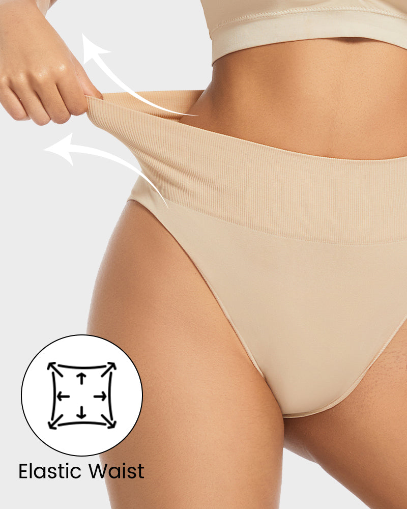 Sleek High-Waisted Tummy Tamer Briefs
