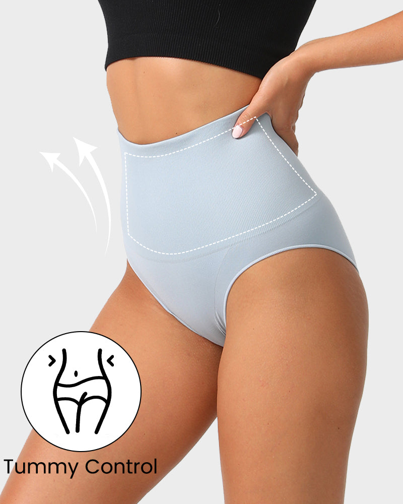 Luxury High Waist Seamless Tummy Control Briefs for Ultimate Comfort