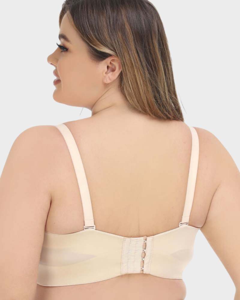 Chic Underwire Bandeau Bra with Adjustable Straps for Ultimate Versatility