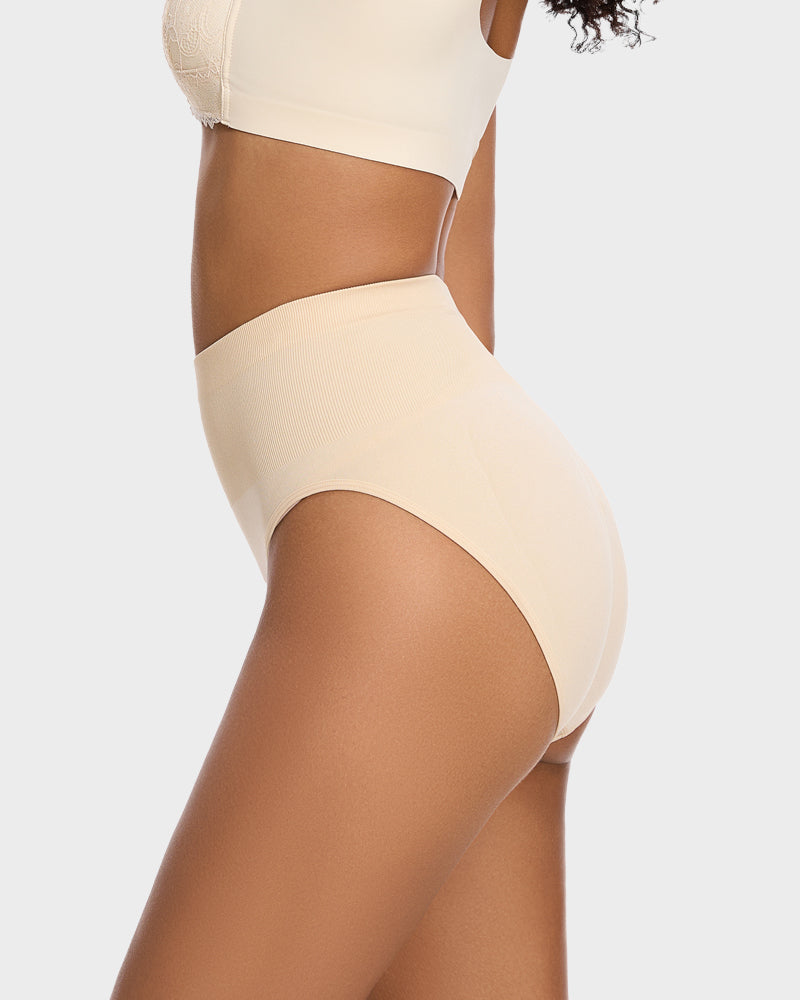 Slimming Mid-Waist Tummy Control Shaping Briefs - Set of 2