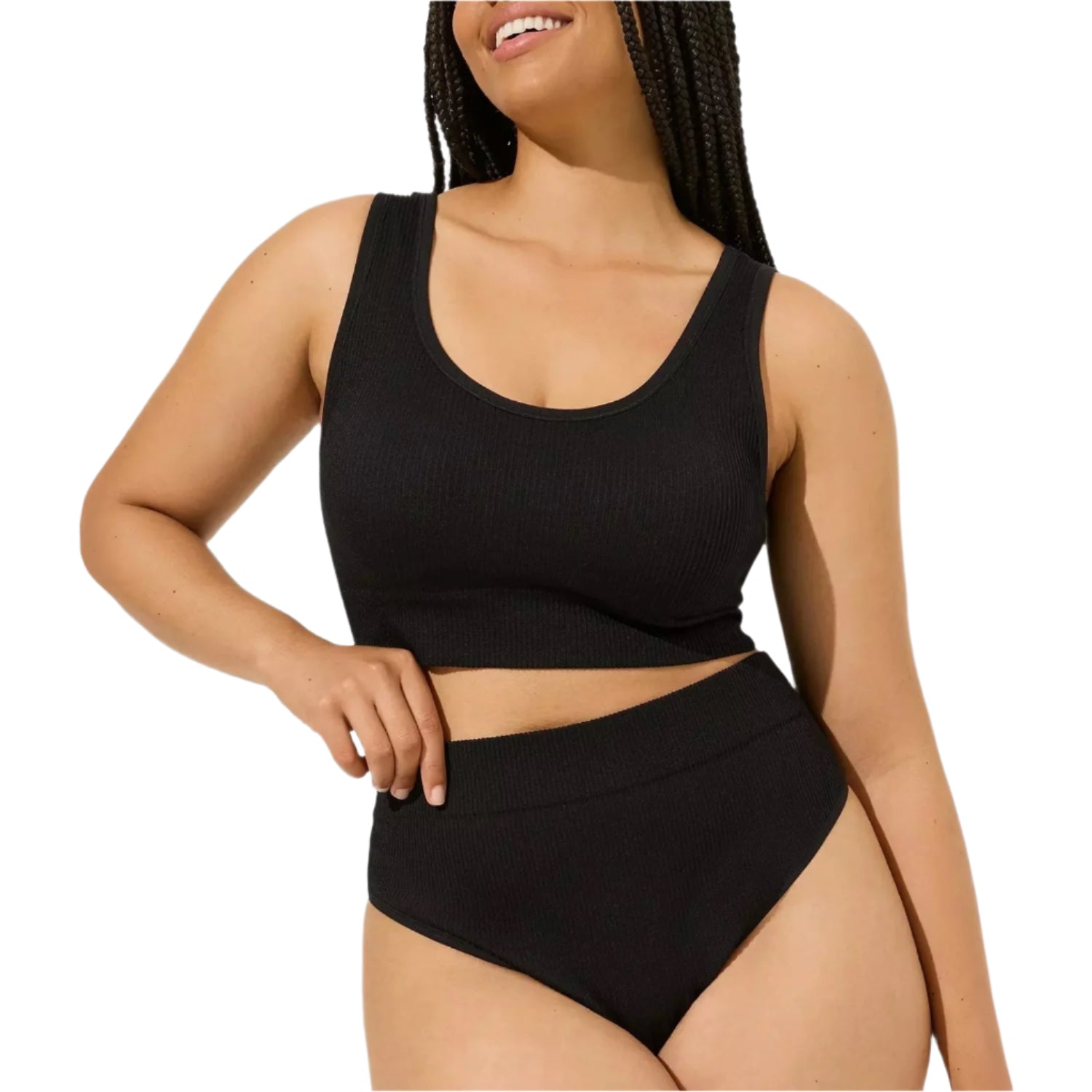 The Soft Rib High-Waist