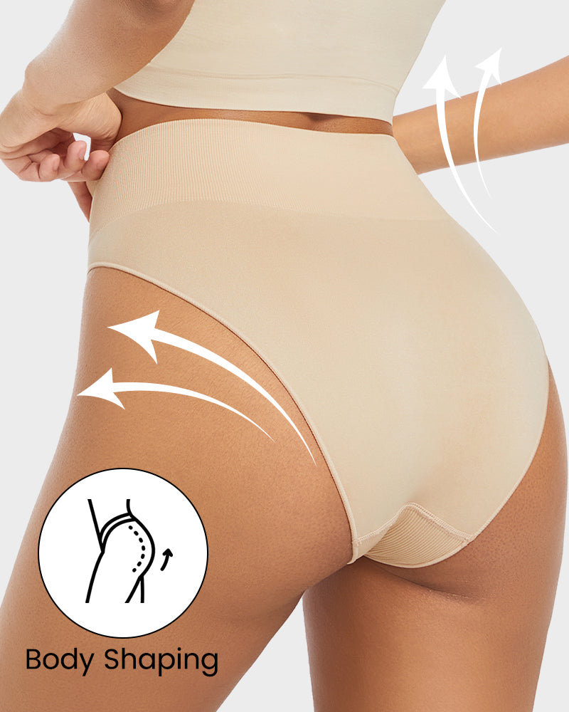 Sleek High-Waisted Tummy Tamer Briefs