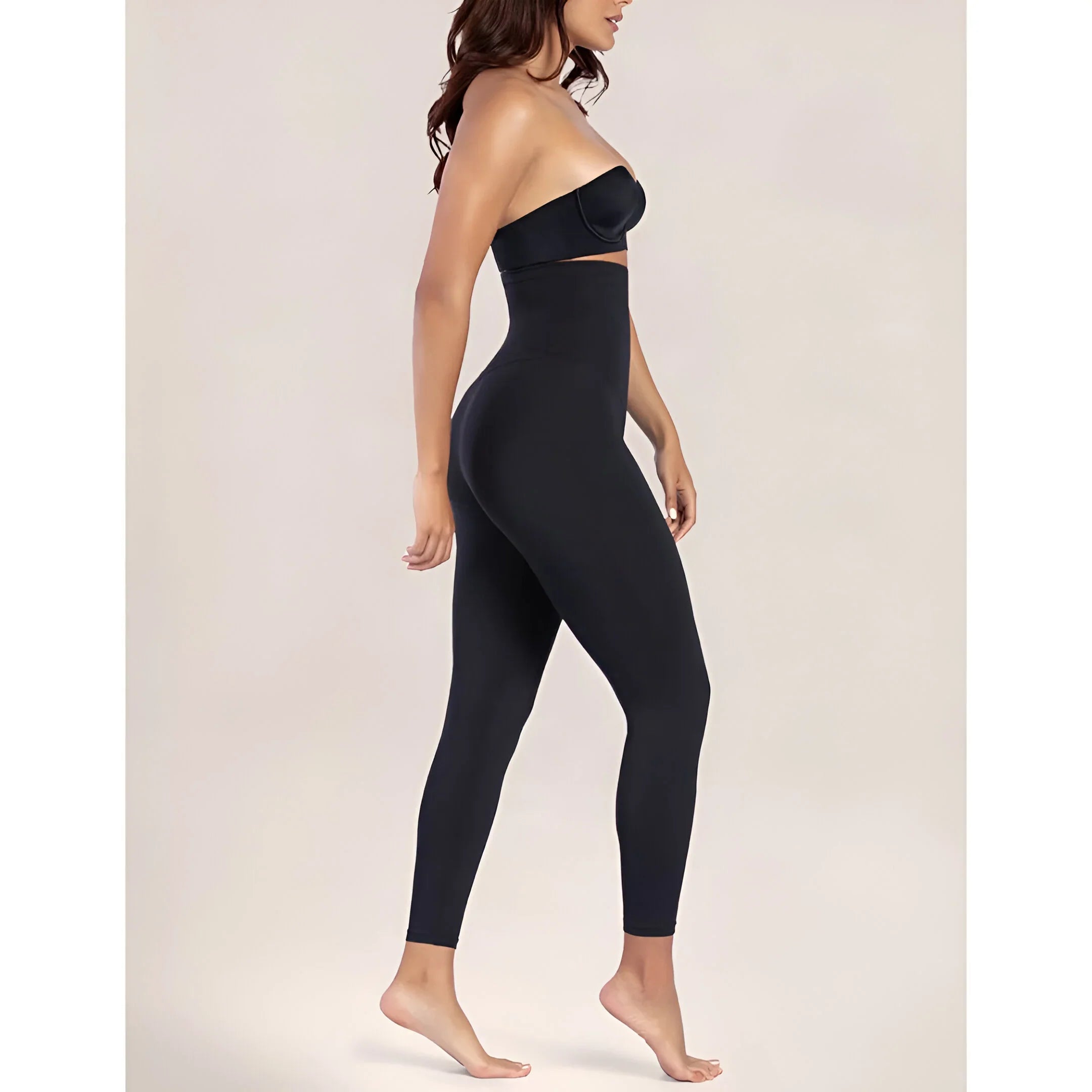 Sculpting High-Rise Black Leggings for Ultimate Comfort™