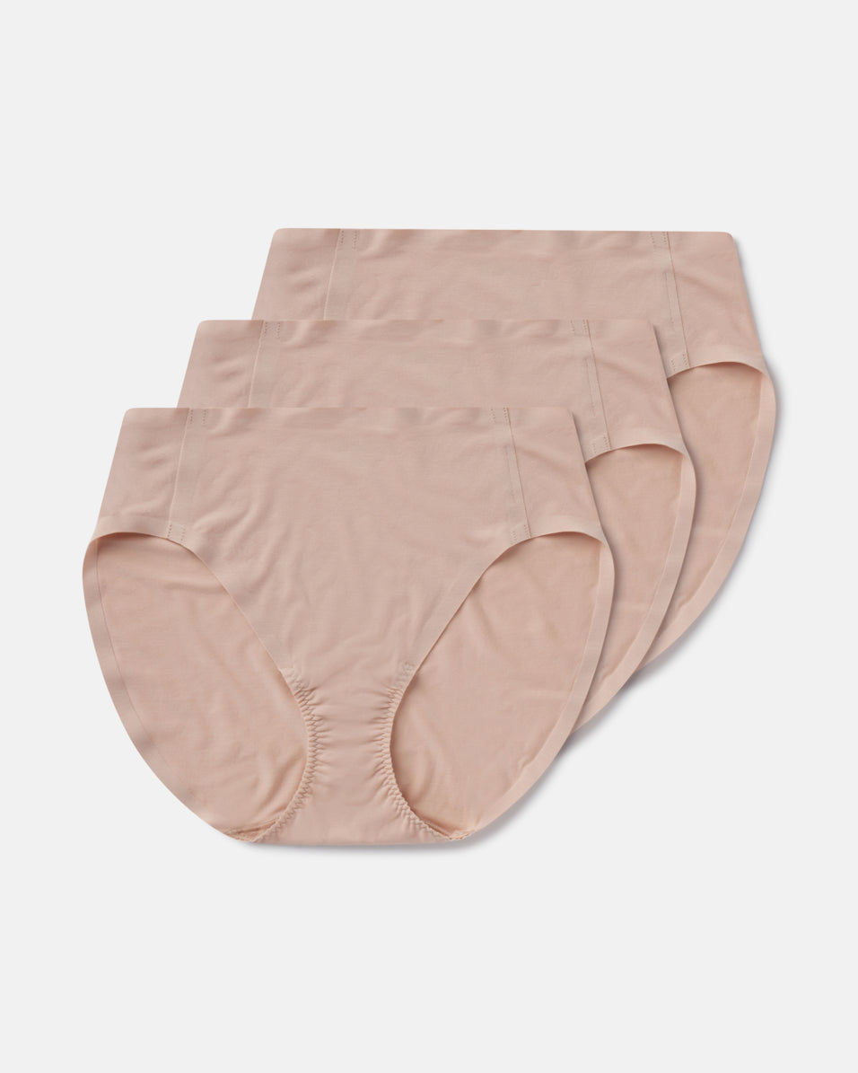 Elevate Your Comfort: SPANXsmooth™ Fit-To-You Modal Hi-Leg Briefs - Set of 3