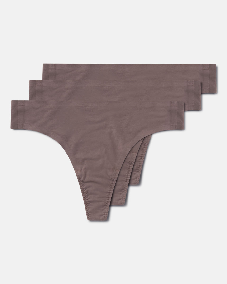 Experience Ultimate Comfort: SPANXsmoothâ„¢ Fit-To-You Modal Thong 3-Pack Box