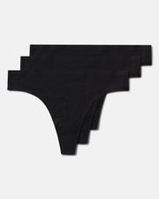 Experience Ultimate Comfort: SPANXsmoothâ„¢ Fit-To-You Modal Thong 3-Pack Box