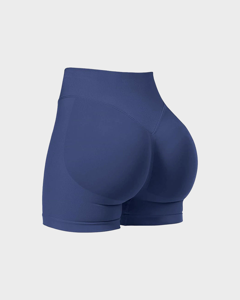 Sculpting High Waist Seamless Yoga Shorts for a Flattering Look