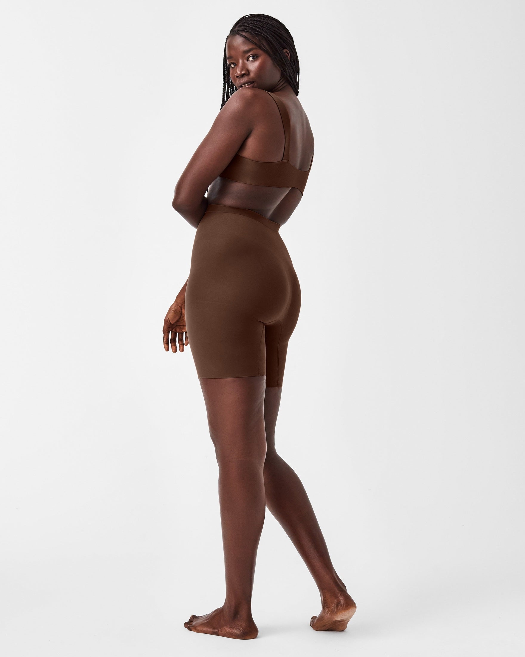 Transform Your Silhouette with SPANXsculpt™ Seamless Power Mid-Thigh Shaper Shorts