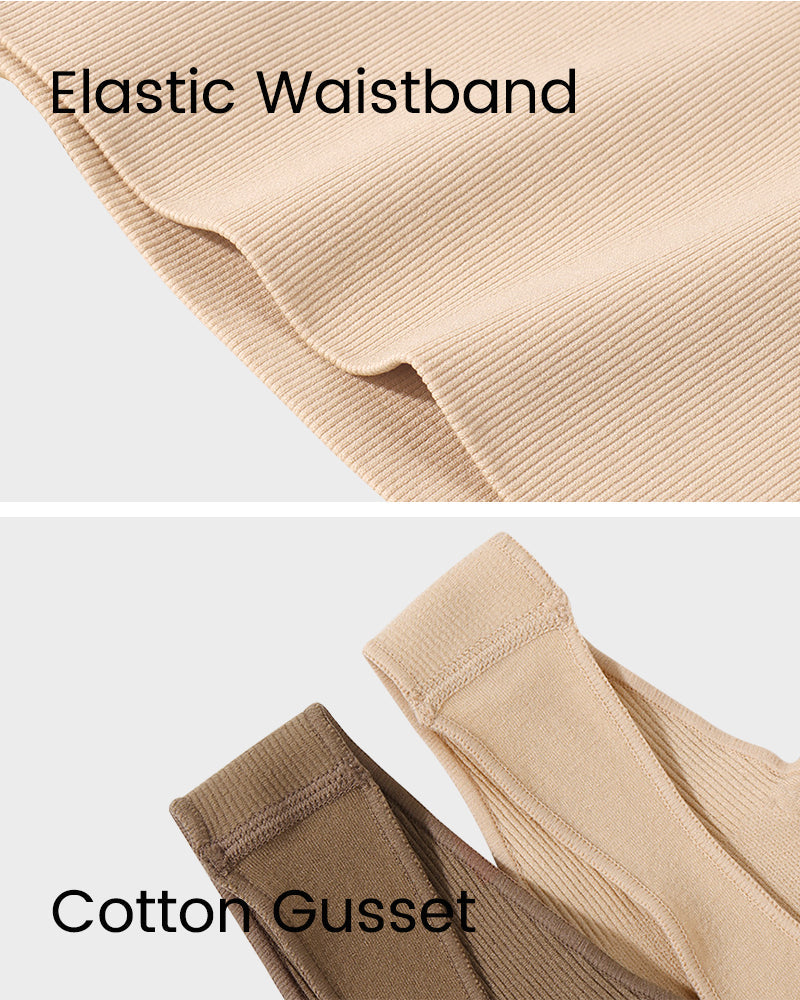 Luxurious Ultra High-Waist Seamless Thong with Tummy Control