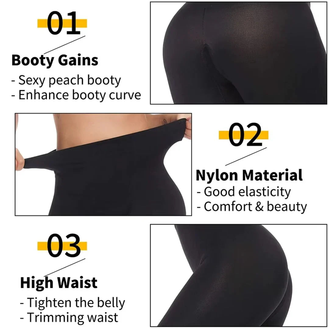 Sculpting High-Rise Black Leggings for Ultimate Comfort™