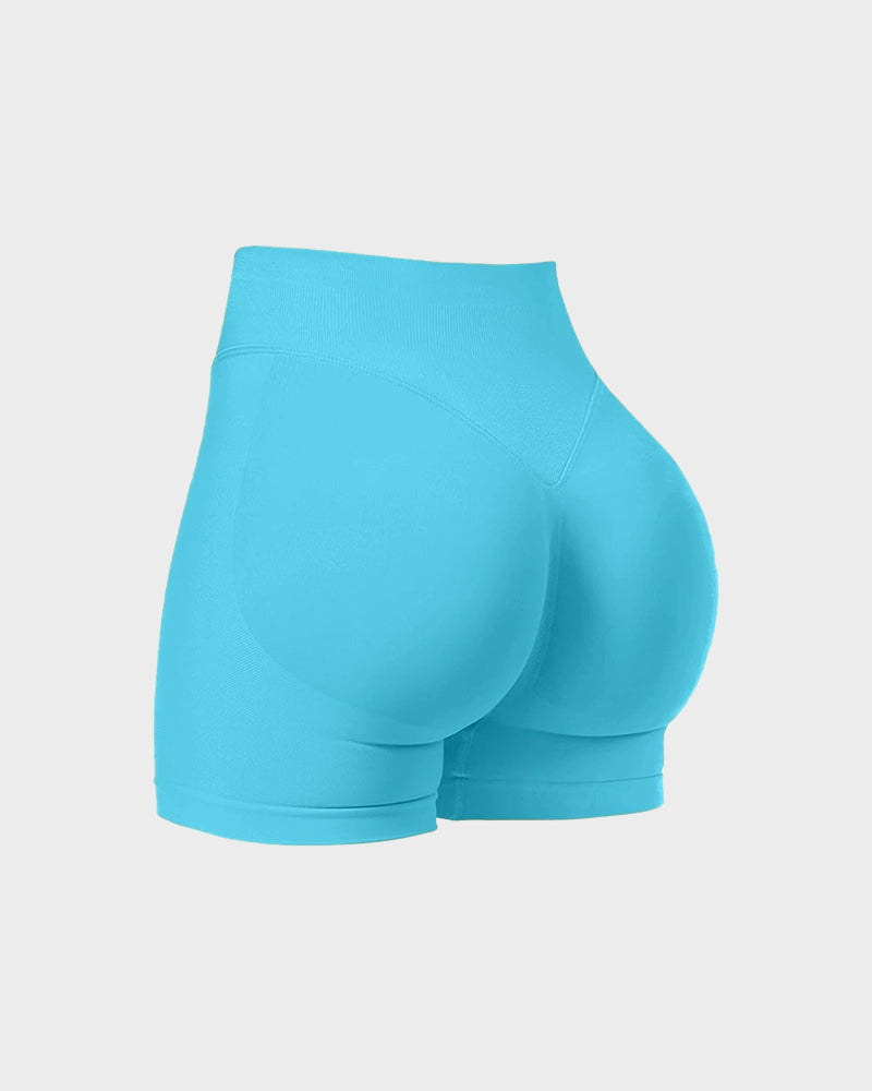 Sculpting High Waist Seamless Yoga Shorts for a Flattering Look