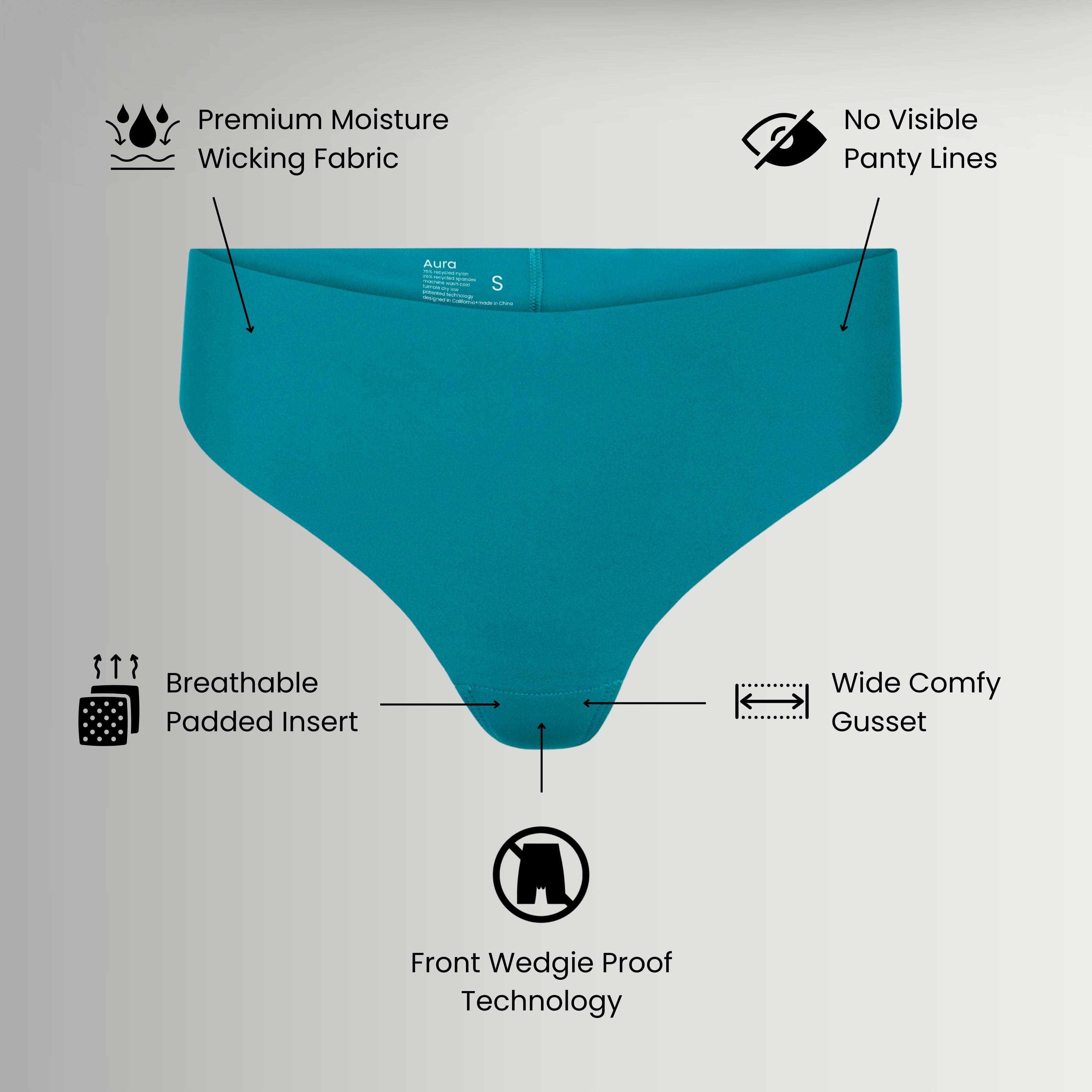 Aura High Rise Everyday Thong: Comfort Meets Style