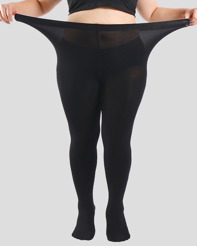 Curvy Confidence: High Waist Stretchy Black Leggings for Every Body