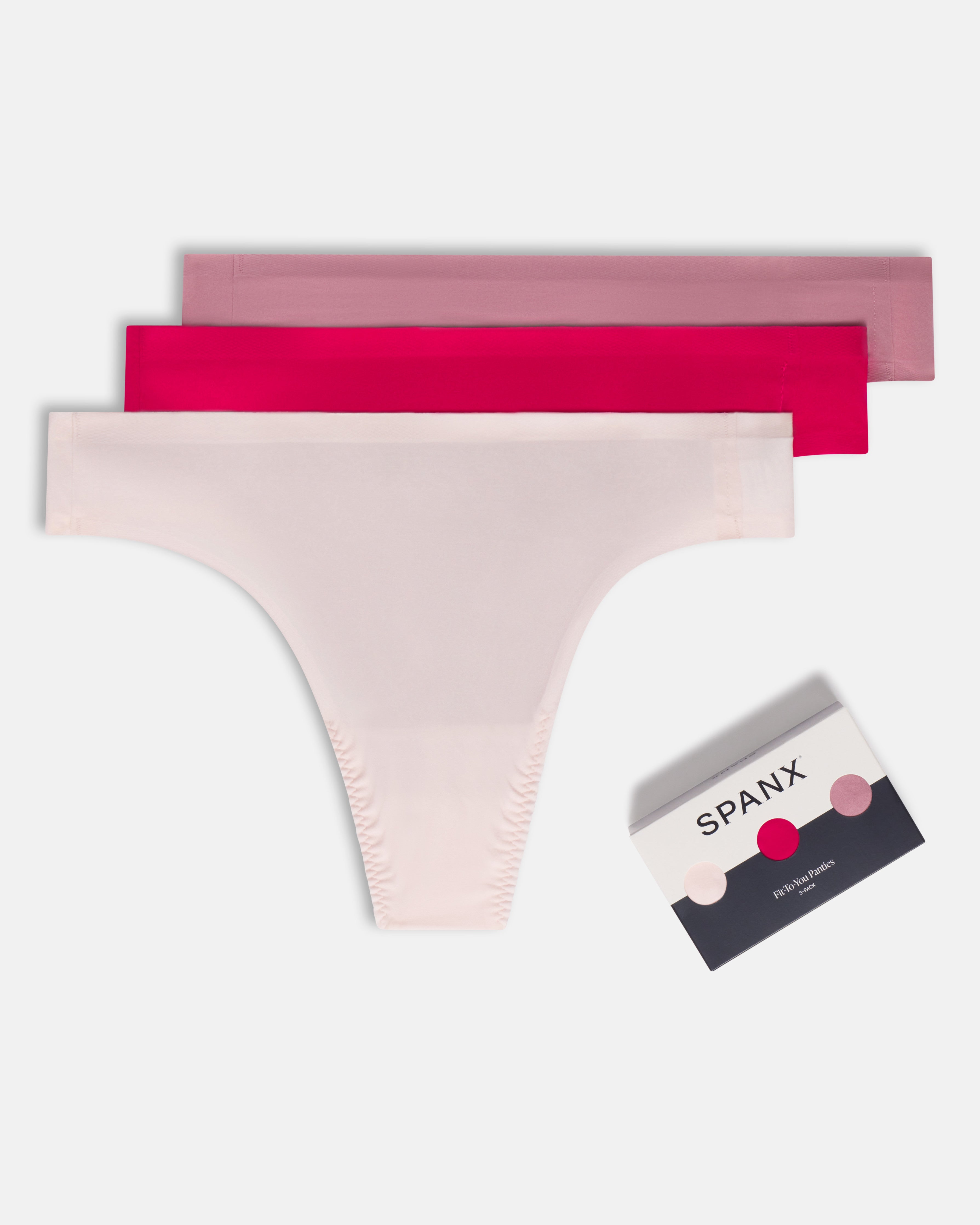 SPANXsmooth™ Custom Fit Thong Trio Box