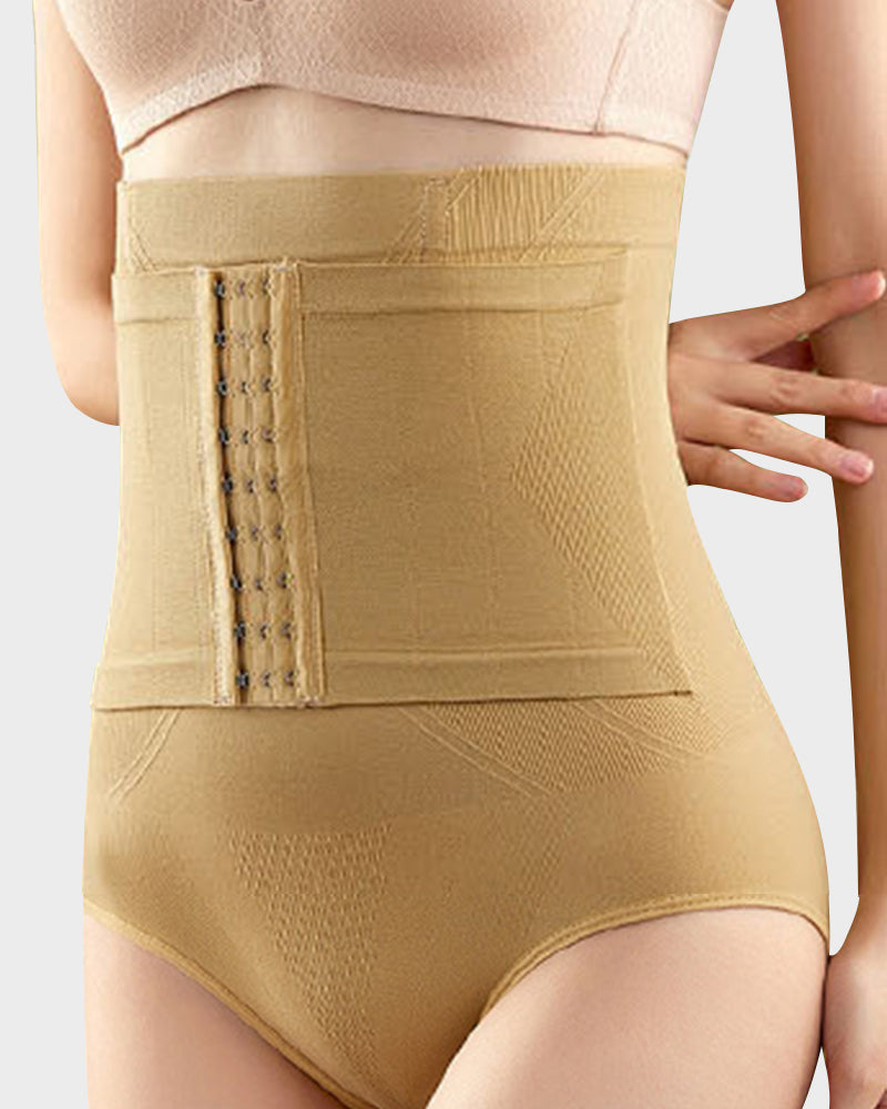 Premium Double-Layer High Waist Shaping Panty for Optimal Tummy Control