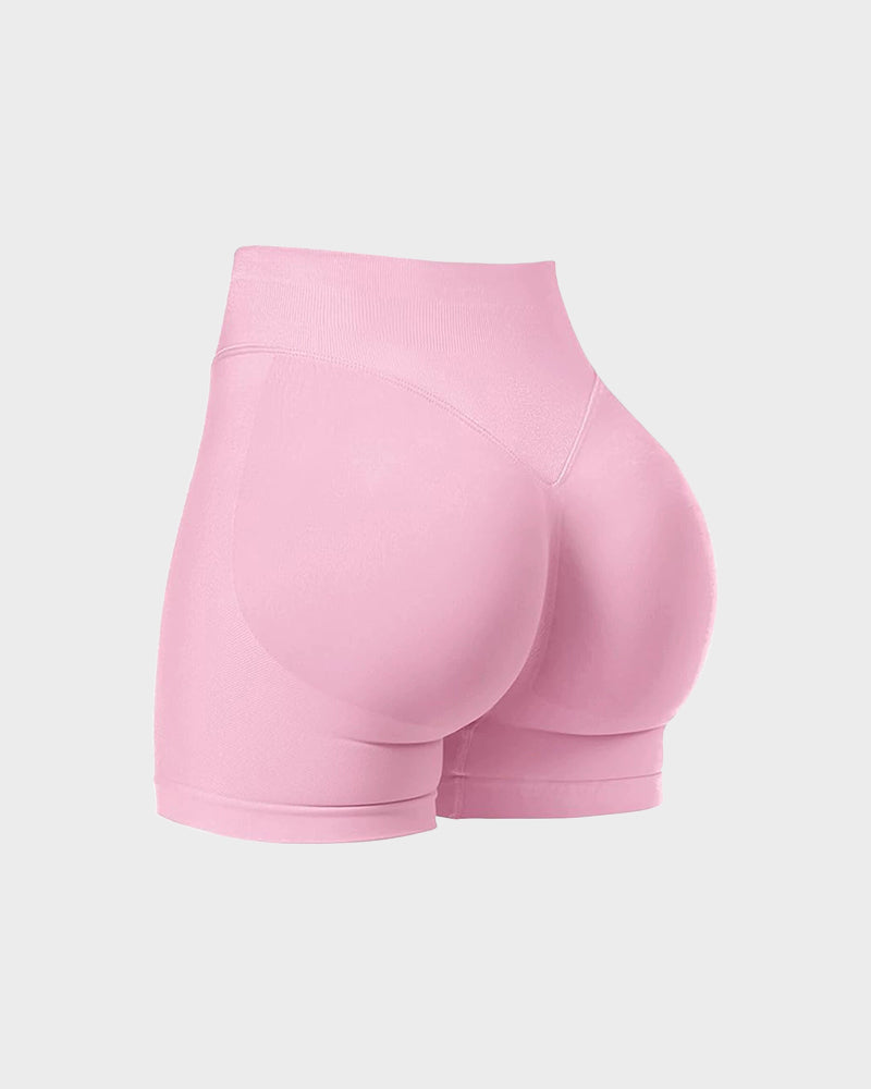 Sculpting High Waist Seamless Yoga Shorts for a Flattering Look