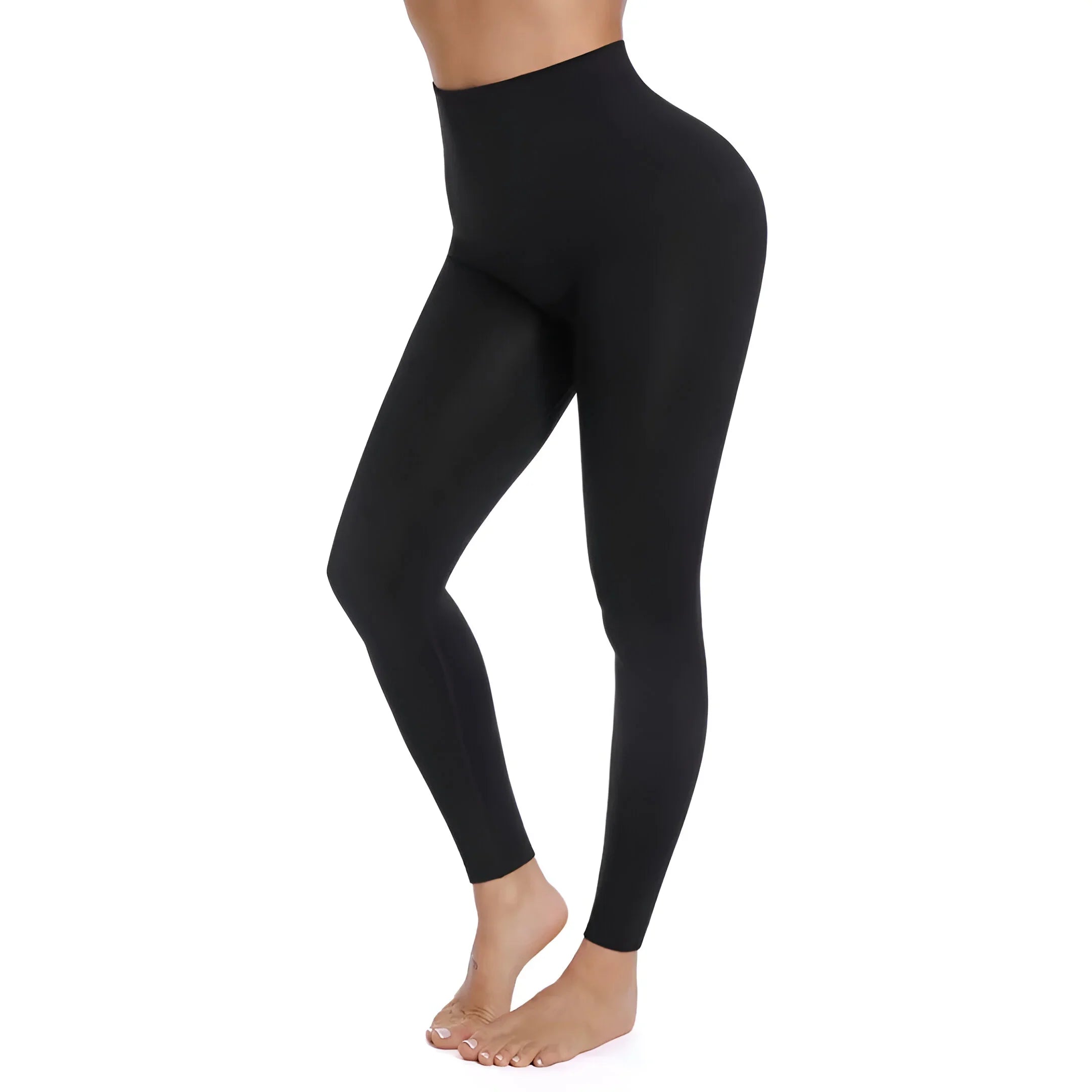 Sculpting High-Rise Black Leggings for Ultimate Comfort™