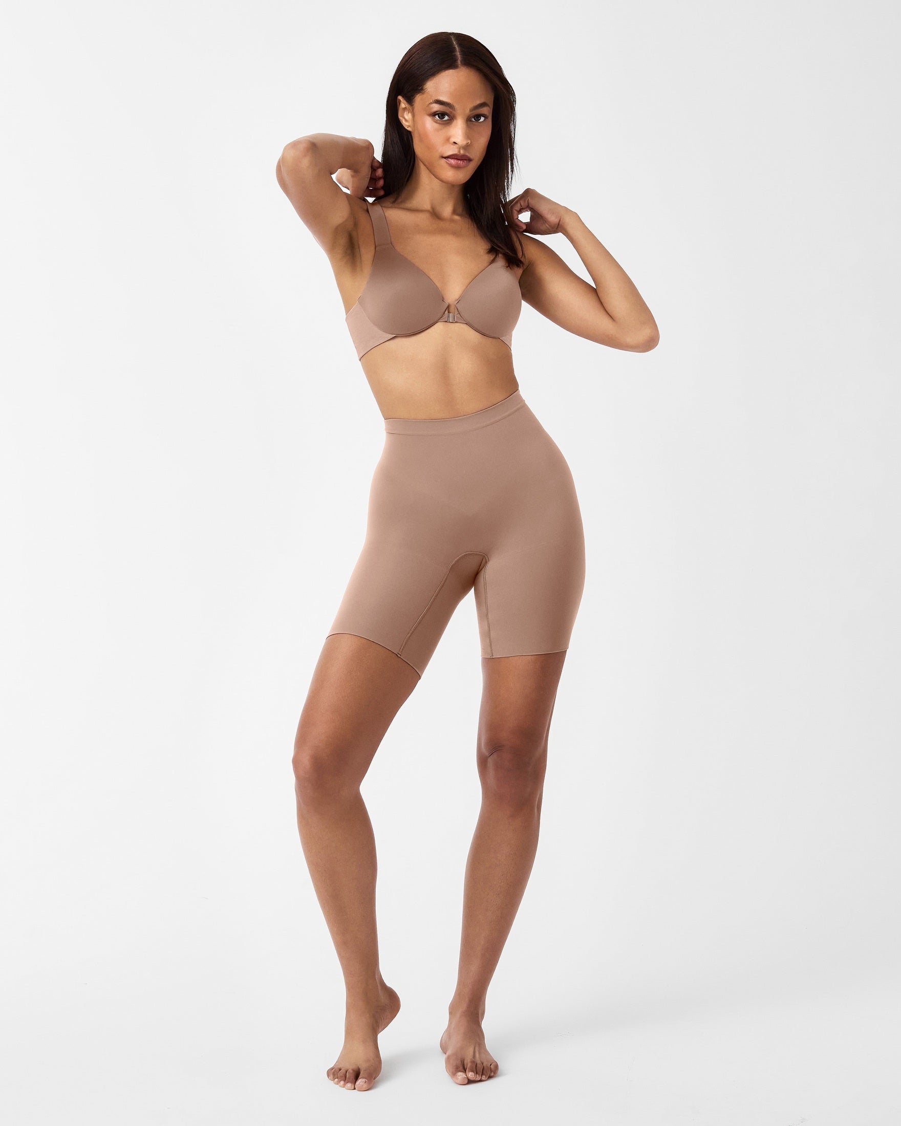 Transform Your Silhouette with SPANXsculpt™ Seamless Power Mid-Thigh Shaper Shorts
