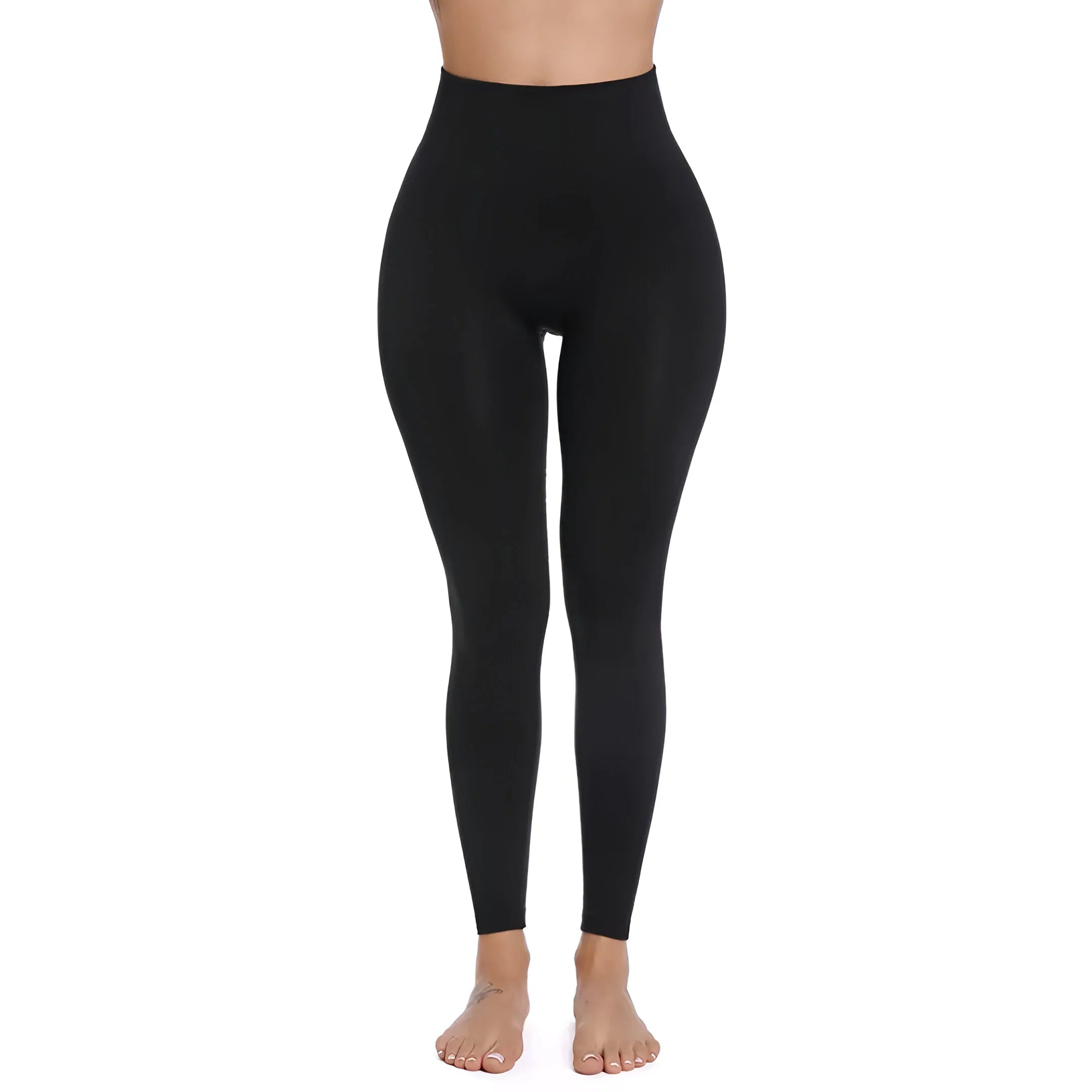 Sculpting High-Rise Black Leggings for Ultimate Comfort™