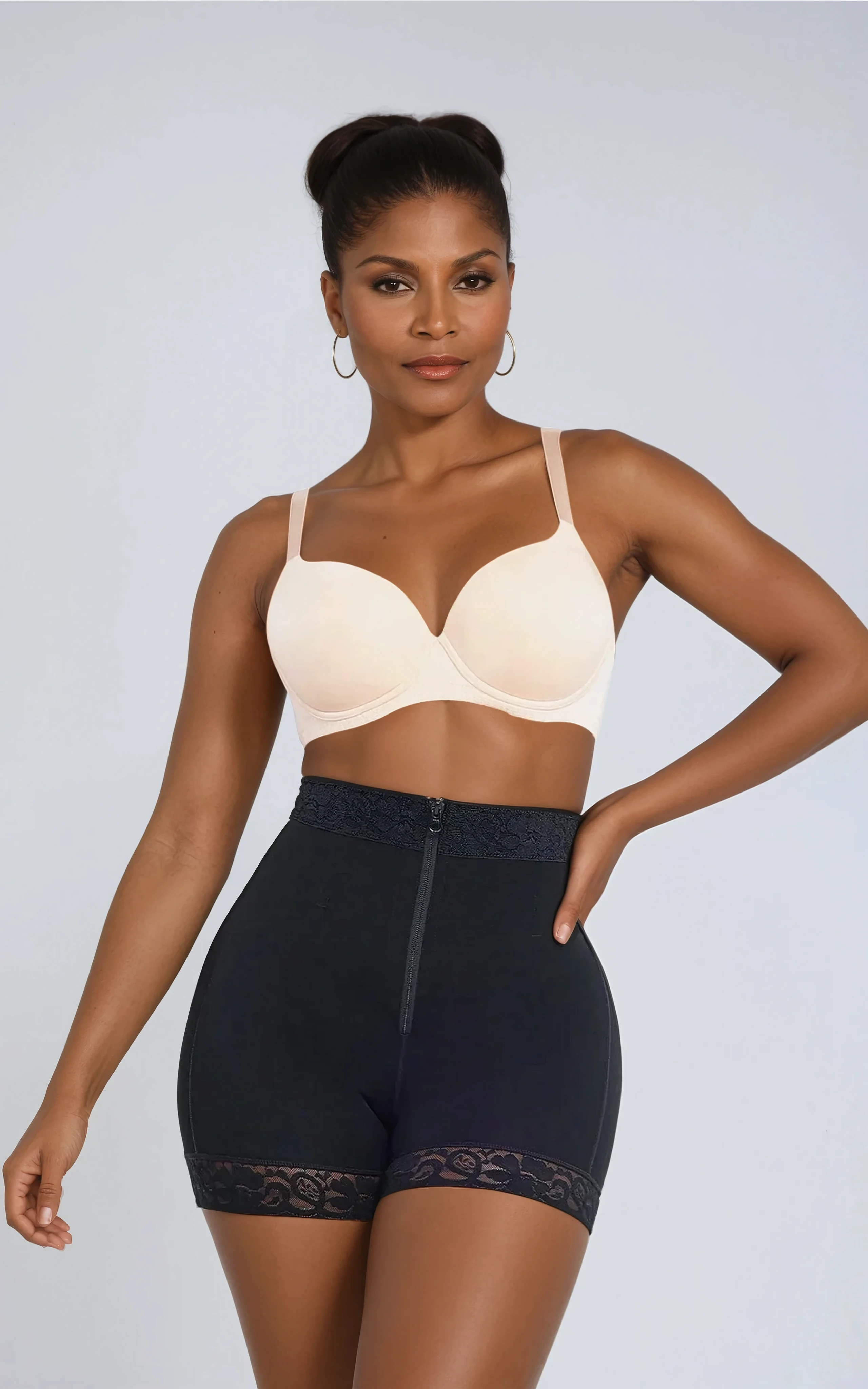 Sofy Shaping Pants with Convenient Zipper Design