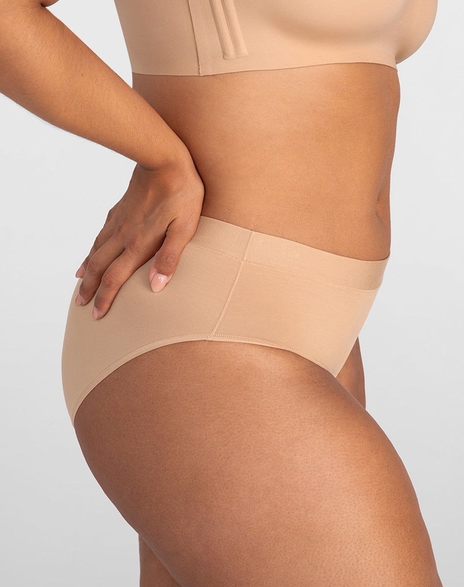 Comfortable BlissWear Mid-Rise Briefs for All-Day Ease