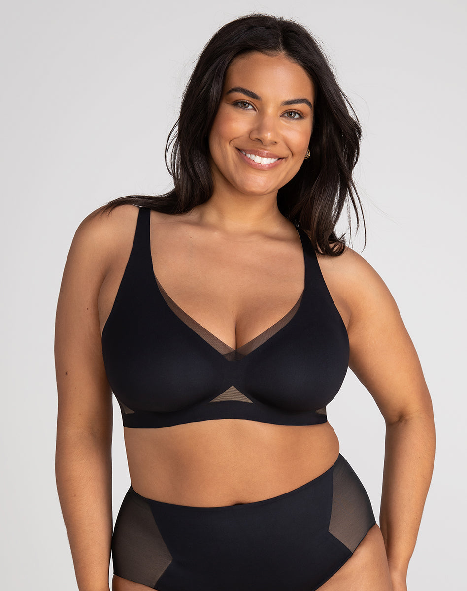 Elevate Your Comfort with the CrossOver V-Neck Bra!