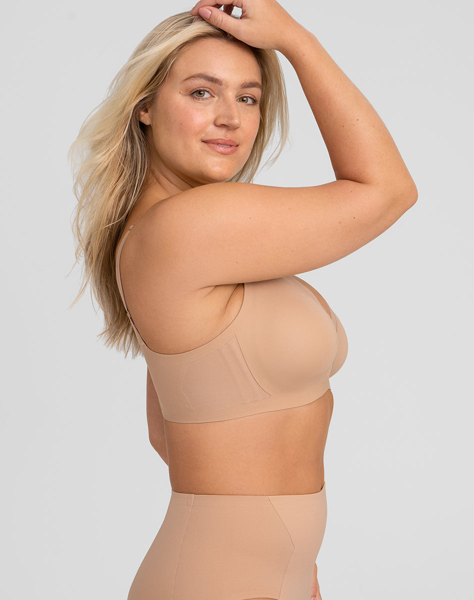 Elevate Your Comfort with the CrossOver V-Neck Bra!