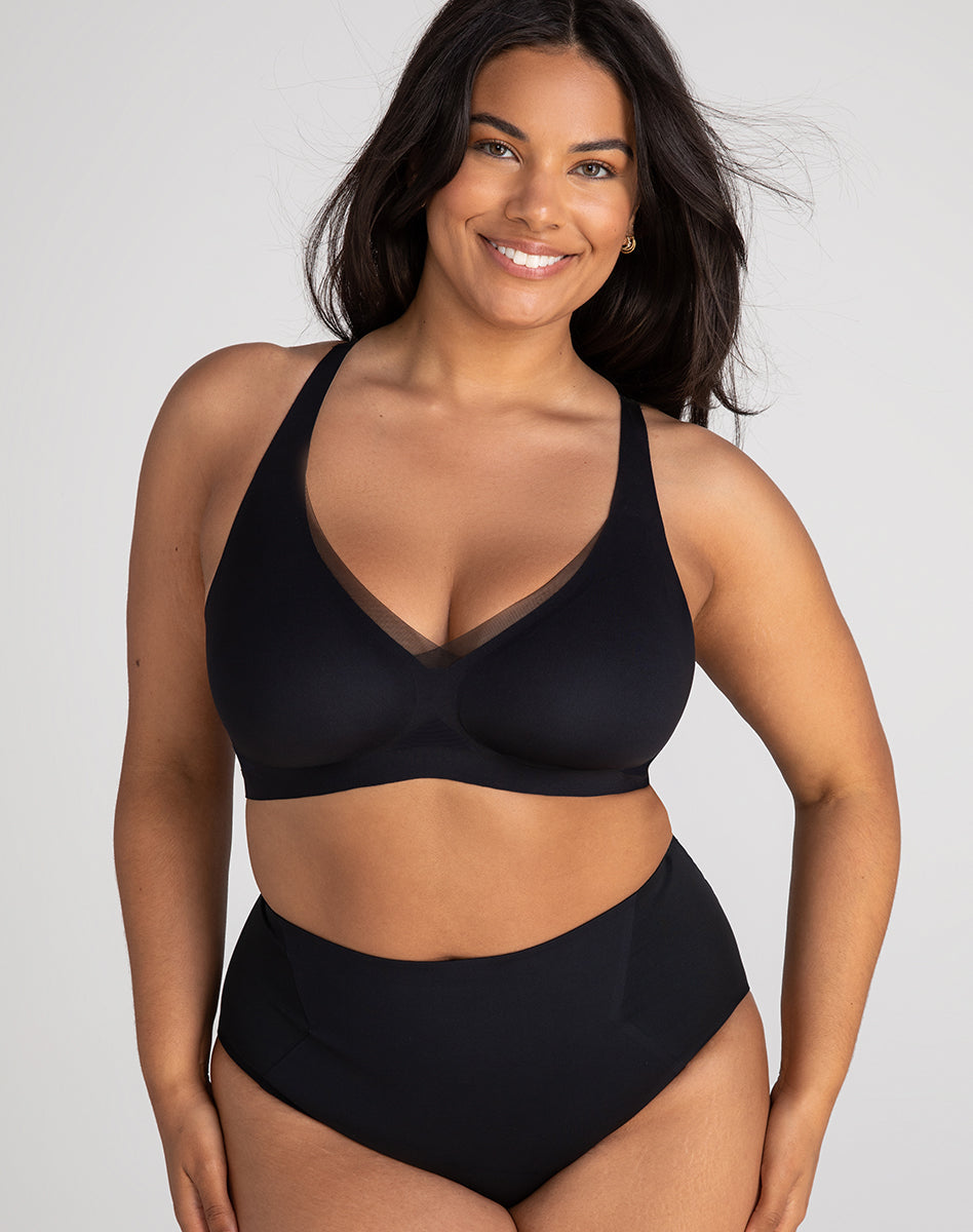 Elevate Your Comfort with the CrossOver V-Neck Bra!