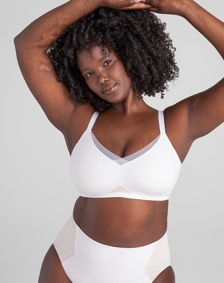 Elegant CrossOver Lace Bra for a Stunning Silhouette