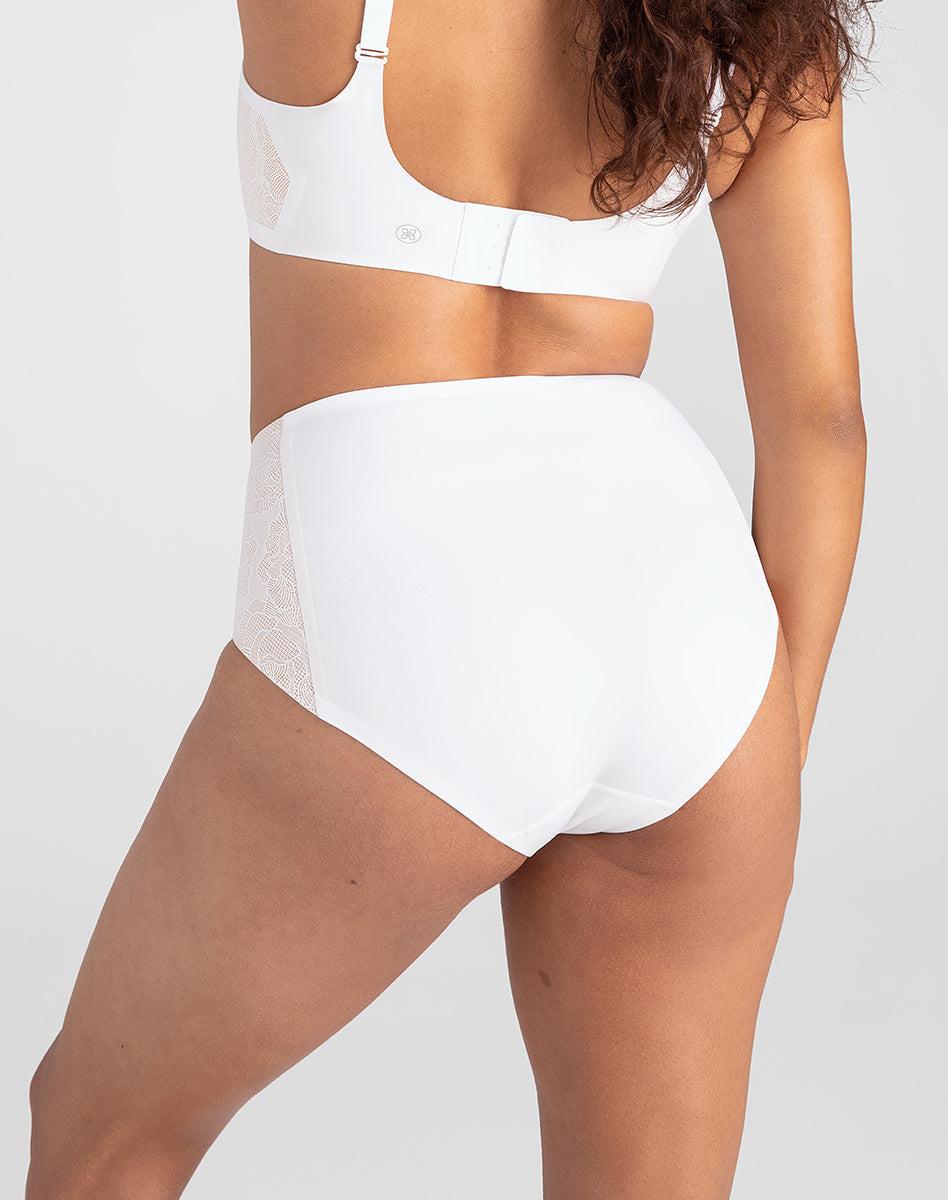 Elegant Lace CrossOver Briefs