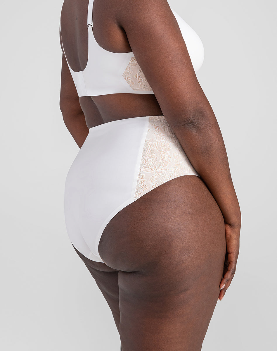 Elegant Lace CrossOver Briefs