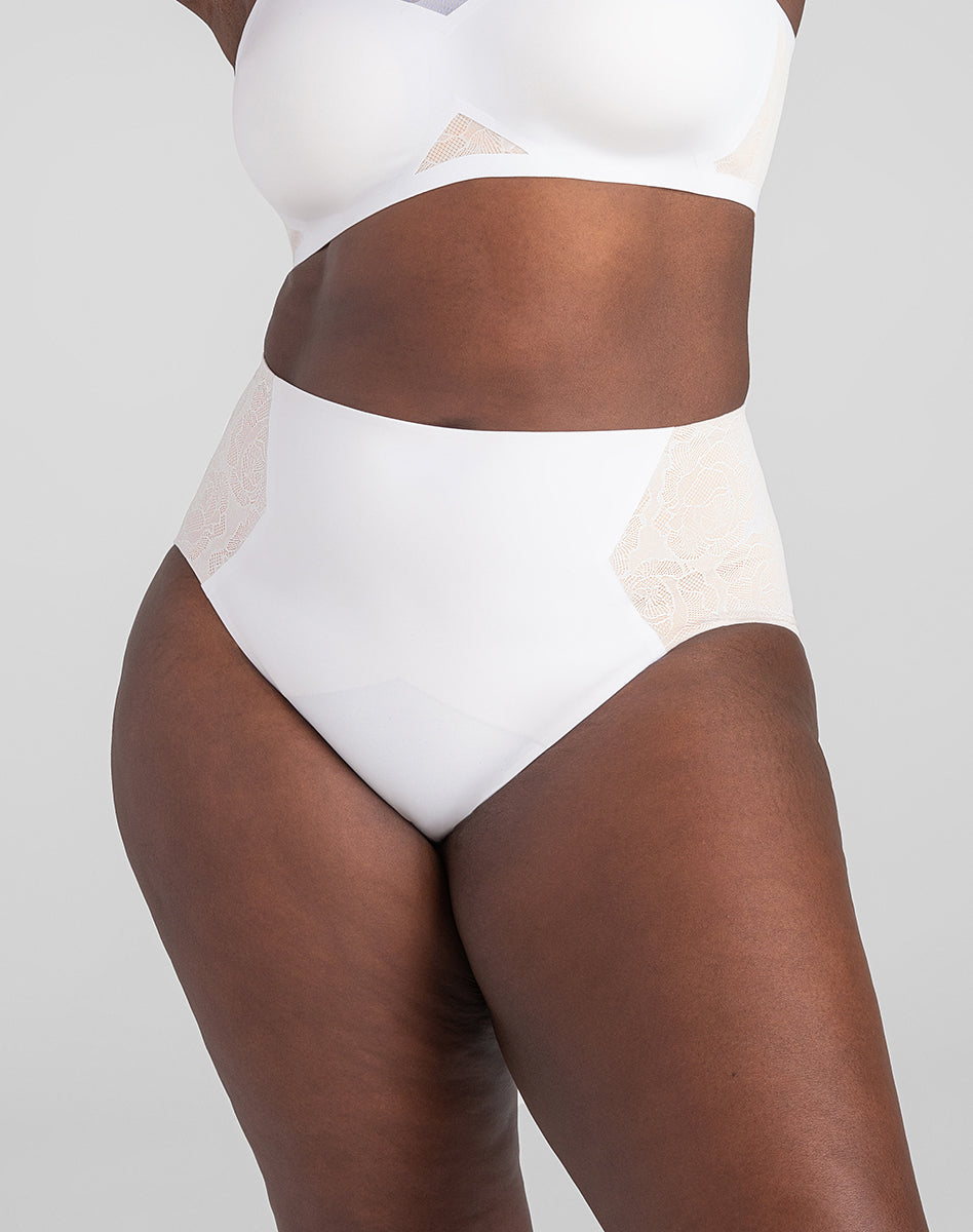 Elegant Lace CrossOver Briefs