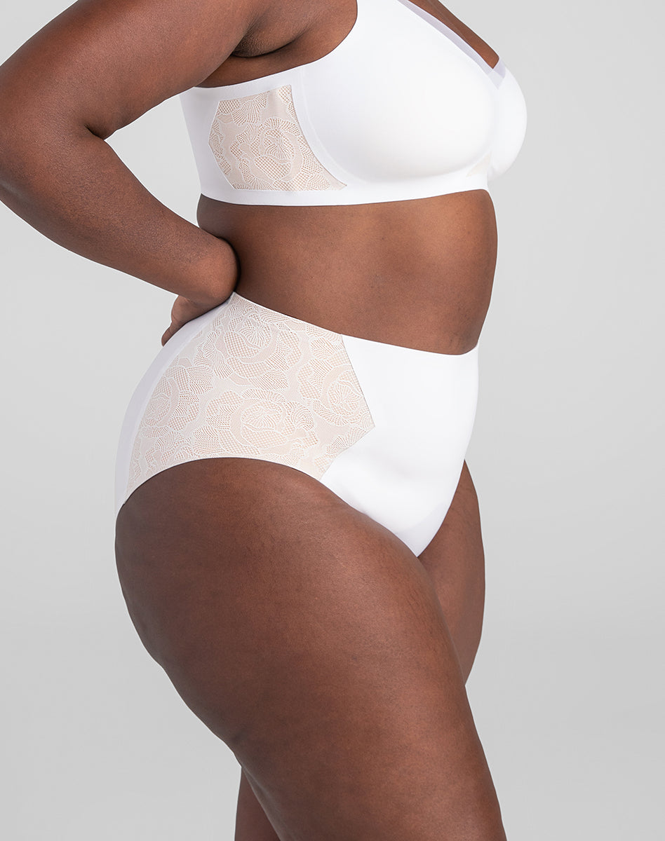 Elegant Lace CrossOver Briefs