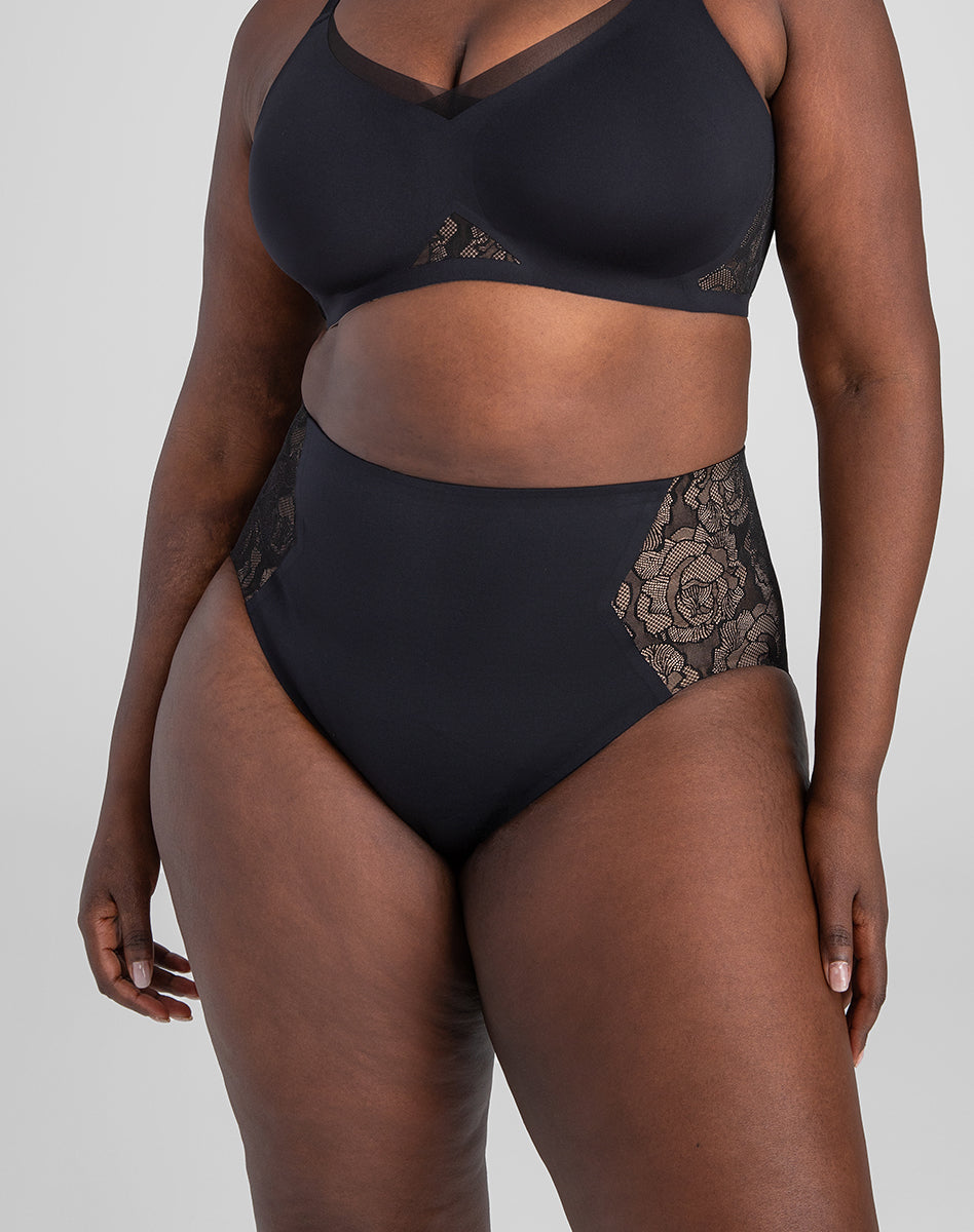 Elegant Lace CrossOver Briefs