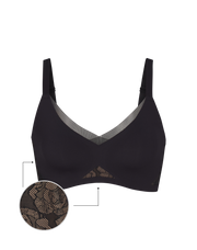 Elegant CrossOver Lace Bra for a Stunning Silhouette