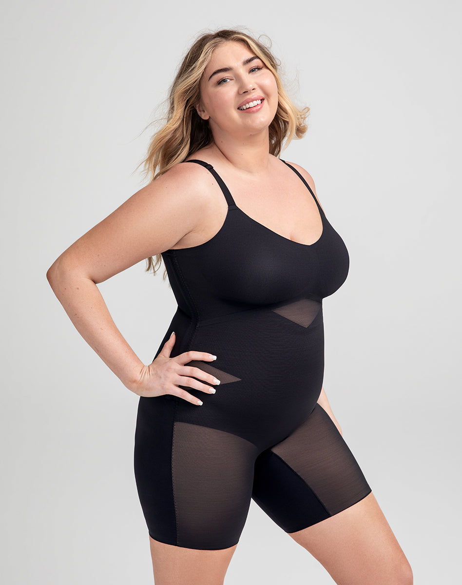 Chic Mid-Thigh Bodysuit for Effortless Style