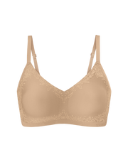 Elegant Silhouette Roses Bra