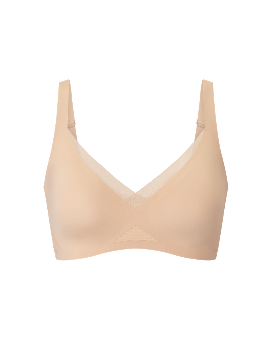 Elevate Your Comfort with the CrossOver V-Neck Bra!
