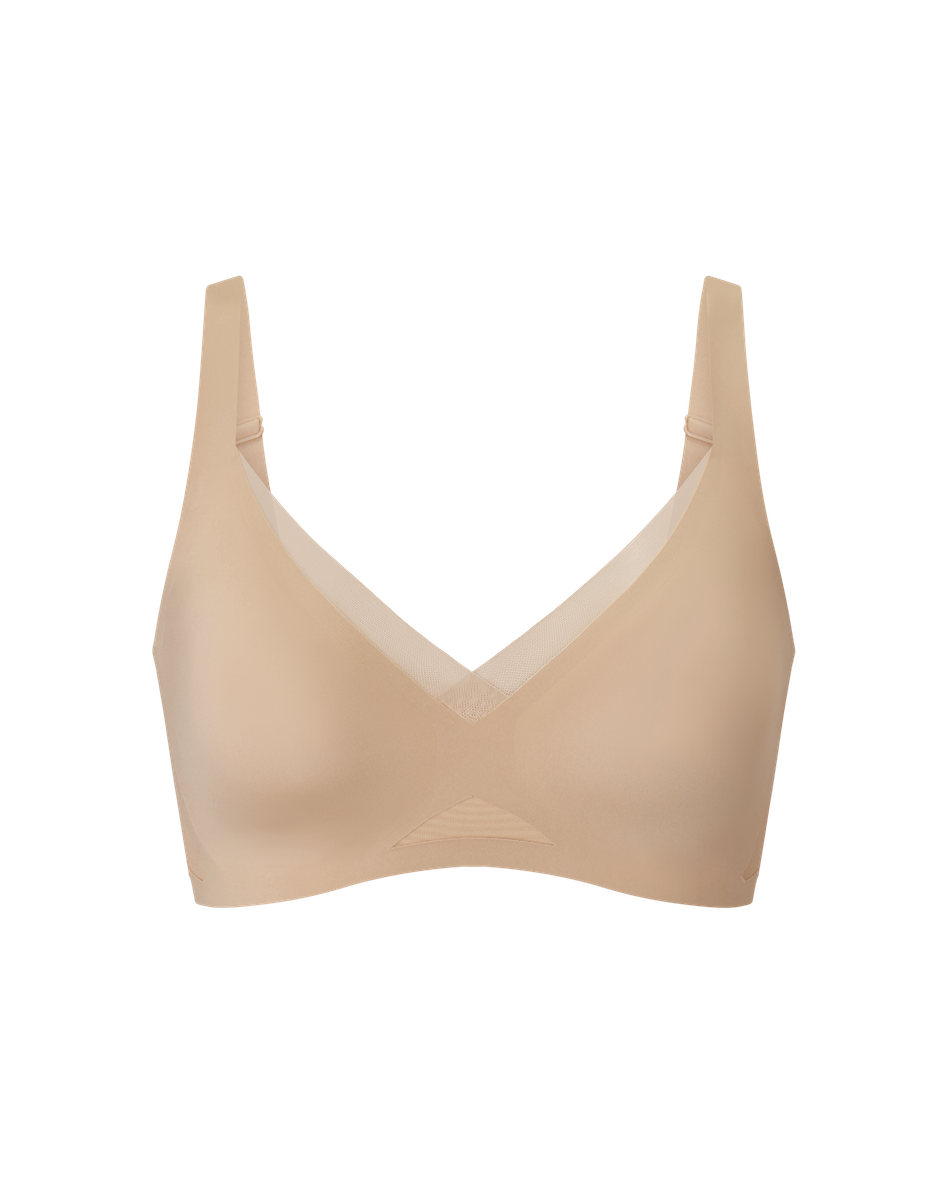 Elevate Your Comfort with the CrossOver V-Neck Bra!