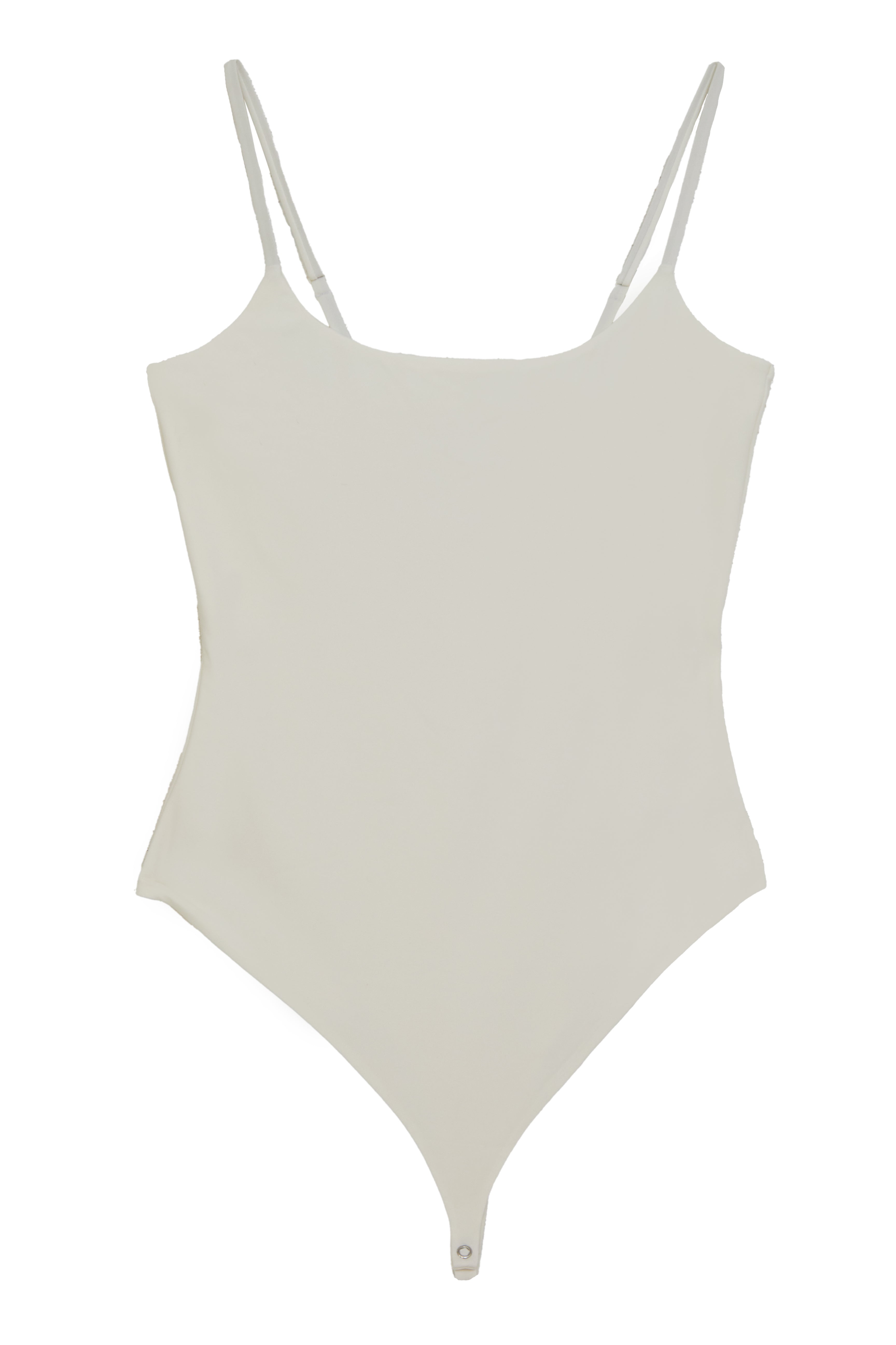 Chic Strappy Cami 'Sonny' Adjustable Bodysuit in Coconut Delight